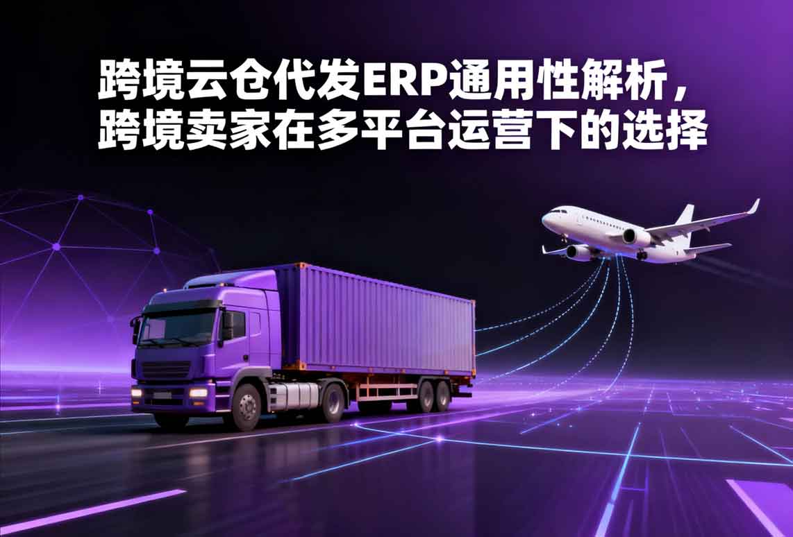 跨境云倉代發ERP通用性解析，跨境賣家在多平臺運營下的選擇