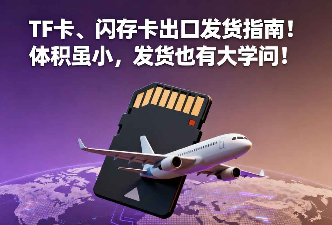 TF卡、閃存卡出口發(fā)貨指南！體積雖小，發(fā)貨也有大學(xué)問(wèn)！
