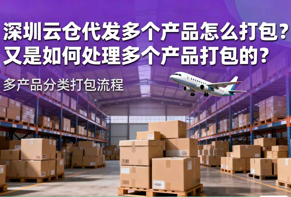 深圳云倉代發多個產品怎么打包？又是如何處理多個產品打包的？