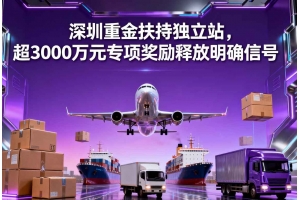深圳重金扶持獨立站，超3000萬元專項獎勵釋放明確信號