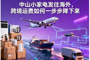 中山小家電發(fā)往海外，跨境運(yùn)費(fèi)如何一步步降下來(lái)
