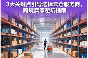 3大關鍵點引導選擇云倉服務商，跨境賣家避坑指南