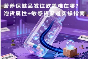 營養(yǎng)保健品發(fā)往歐美難在哪？泡貨屬性+敏感貨渠道實(shí)操指南