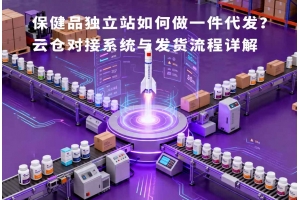 保健品獨立站如何做一件代發(fā)？云倉對接系統(tǒng)與發(fā)貨流程詳解