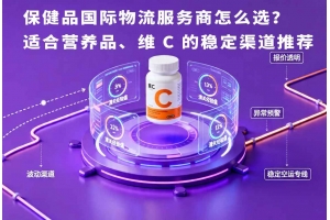 保健品國(guó)際物流服務(wù)商怎么選？適合營(yíng)養(yǎng)品、維 C 的穩(wěn)定渠道推薦