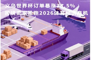 義烏世界杯訂單暴漲38.5% 跨境賣(mài)家搶跑2026體育經(jīng)濟(jì)商機(jī)