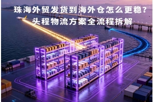 珠海外貿(mào)發(fā)貨到海外倉怎么更穩(wěn)？頭程物流方案全流程拆解