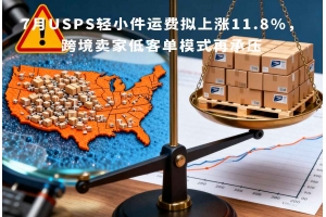 7月USPS輕小件運費擬上漲11.8%，跨境賣家低客單模式再承壓