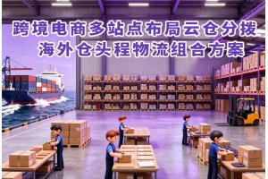 <b>跨境電商多站點(diǎn)布局云倉(cāng)分撥 + 海外倉(cāng)頭程物流組合方案</b>